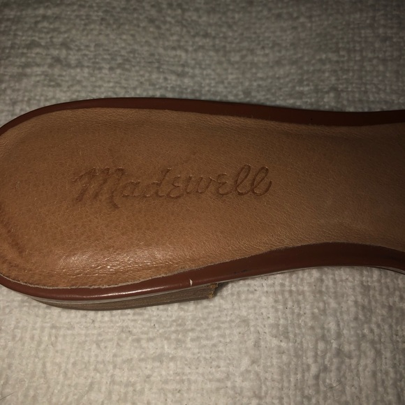 Madewell Caren brown patent leather slides size 7 - Picture 3 of 5